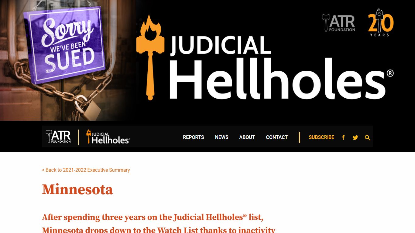 Minnesota - Judicial Hellholes